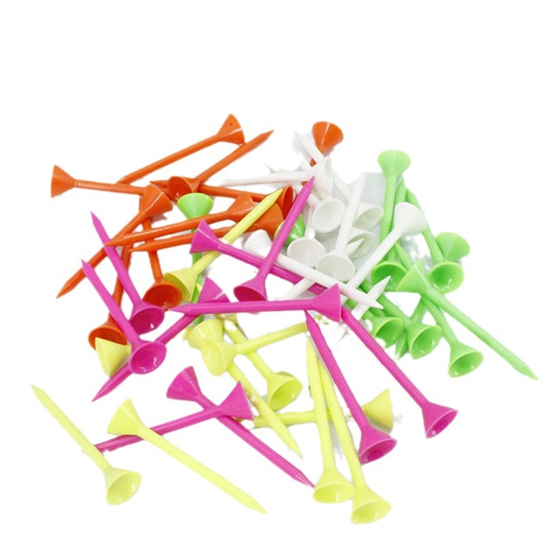 Venta caliente transfronteriza de plástico de uñas de golf multi-tamaño Tee Golf Course suministros Fuente de fábrica al por mayor