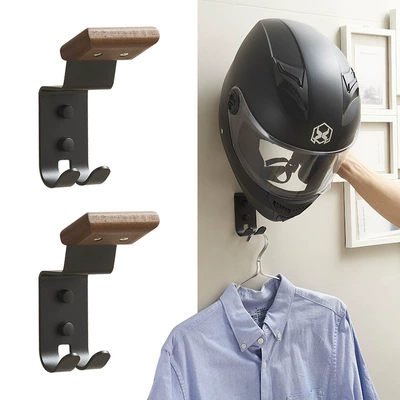 Motosiklet dəbilqə rəfləri, Hat Storage Wall-Mounted Helmet Display