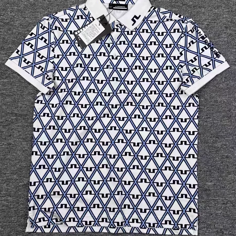 2025 японский и корейский гольф-костюм мужской рубашки с короткими рукавами