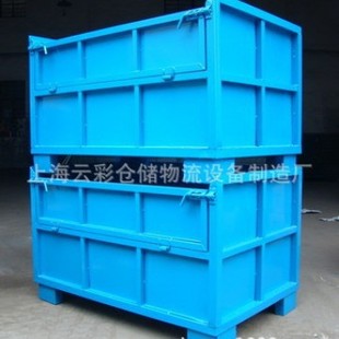 Wuhan Auto Parts Turnover Rack Steel Turnover Box Metal Corrugated Plate Box Metal Box Iron Plate Box