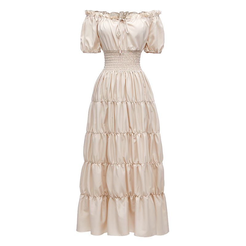 Medieval Renaissance Women's Long Dress Stage Costumes Halloween COS Cosplay Vintage Costumes