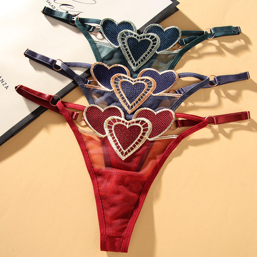 Girly Heart Japanese Thong Two-Dimensional Cute Fat Breathable Low Waist Adjustable Thin Strap Panties for Women 2260