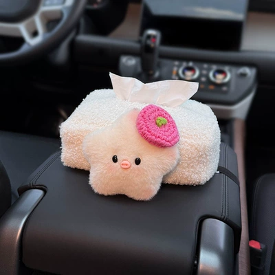 Car tissue box/set – Piggy Design for Girls