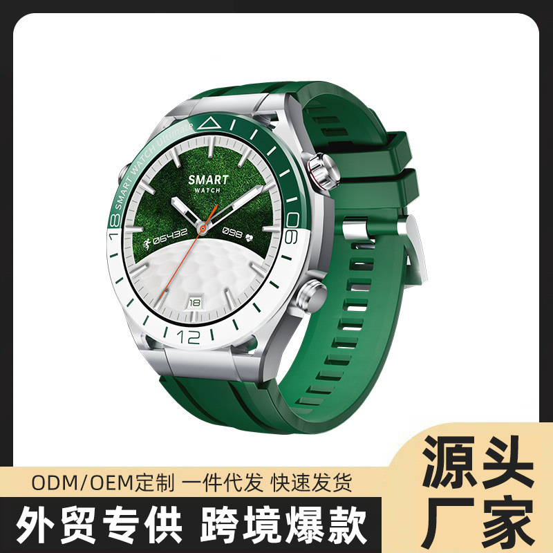 Huaqiangbei Sk41 Round Bluetooth Smart Watch 1.53inch High-Definition Heart Rate and Blood Pressure Measurement Men's Business Touch Screen
