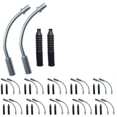 廠家批髮帶橡膠套自行車V剎彎管剎車彎管單車線管線芯軟管保護套