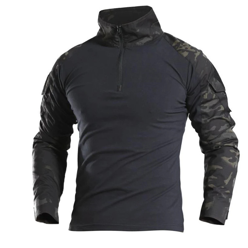 Cross-Border G2 Long-Sleeved Frog Suit Bodysuit Camouflage T-Shirt Outdoor Training Tactical Top Men's Tactical Long-Sleeved Dropshipping Cross-Border G2 Long-Sleeved Frog Suit Bodysuit Camouflage T-Shirt Outdoor Training Tactical Top Men's Tactical Long-Sleeved Dropshipping