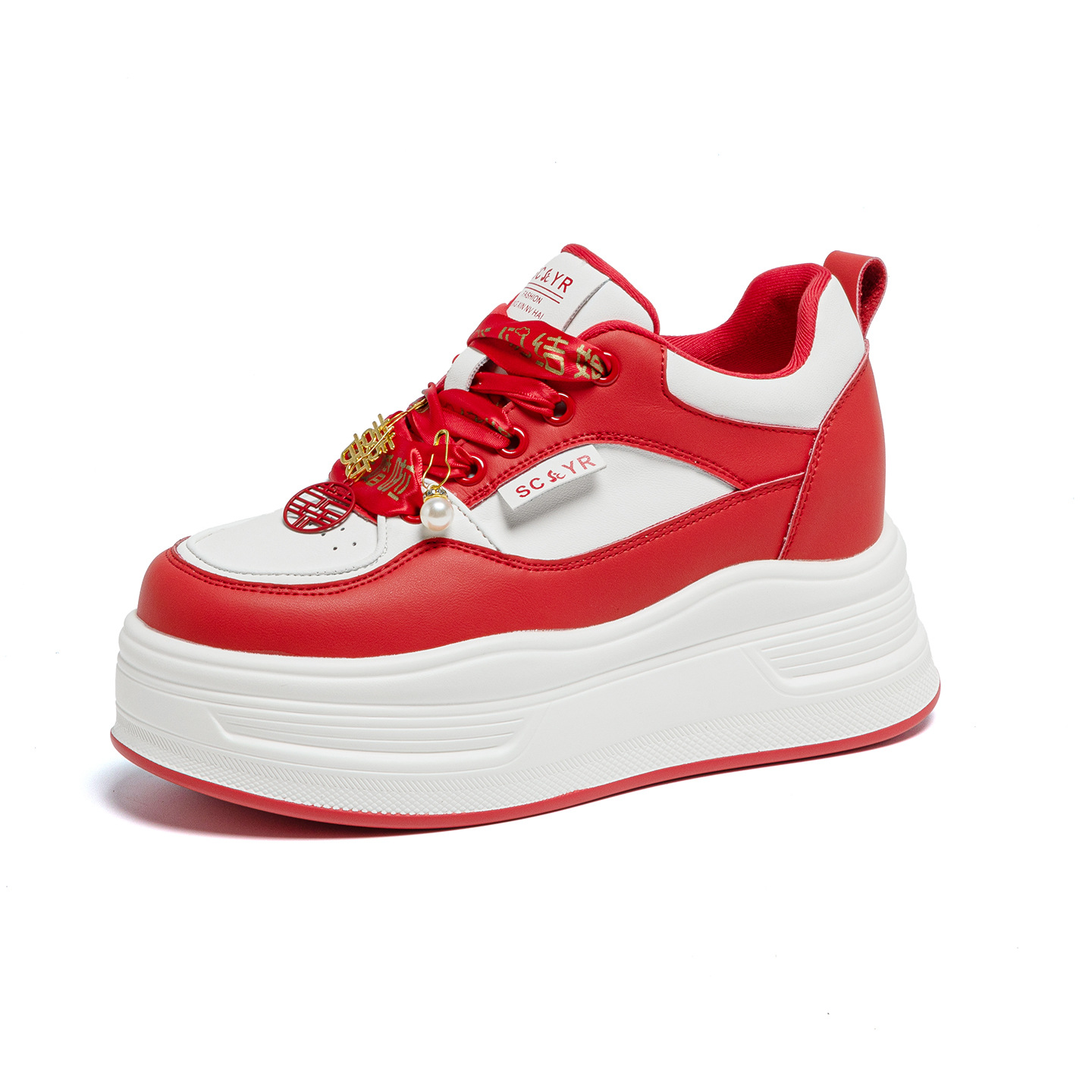 Giày sneaker nữ đế dày phong cách thể thao mùa thu 2025 — M 2973m màu, M2973 màu đen, M2973 màu đỏ