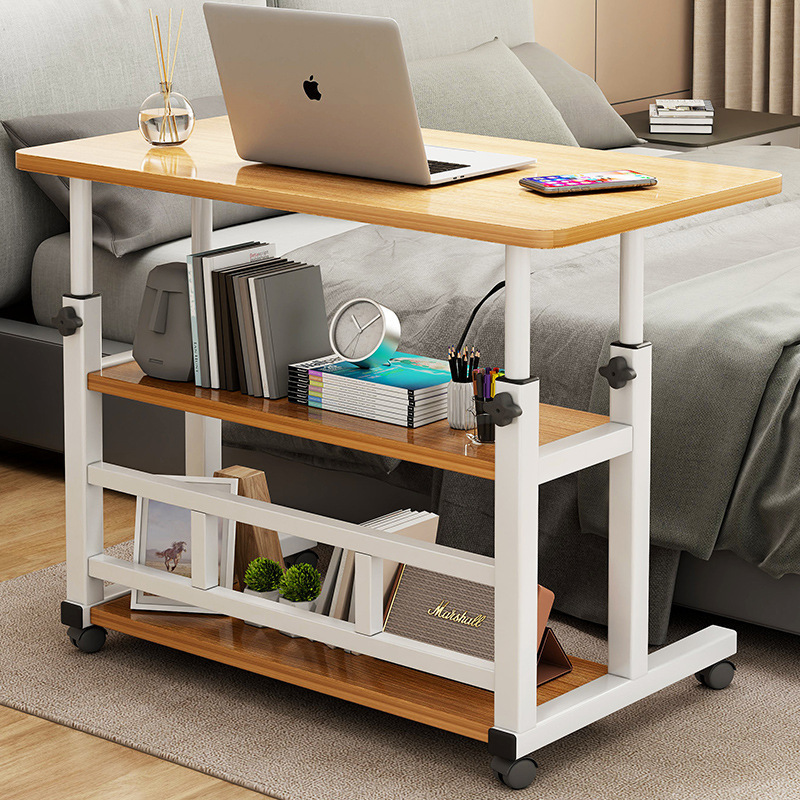 Movable Learning Lift Table Computer Table Home Bedroom Bedside Table Dormitory Lazy Simple Student Writing Table