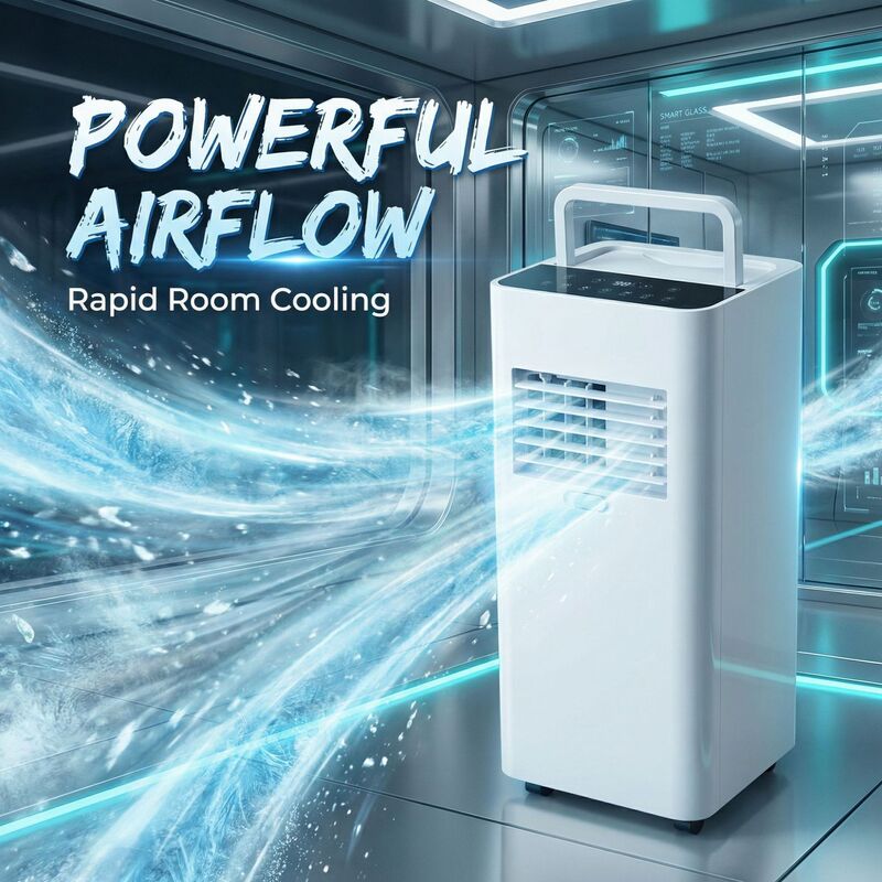 [Cross-Border Exclusive] Small 1 Hp Portable Air Conditioner, No Installation Required, Ce/Cb, Best-Selling Model on Amazon/Tiktok