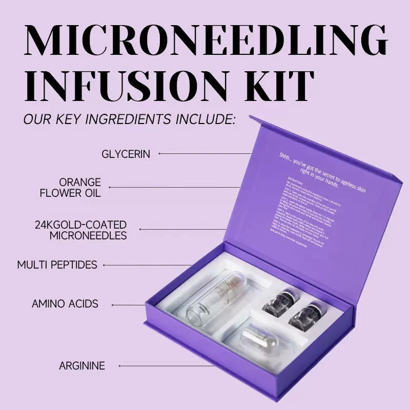 跨境微针导入精华面部紧致抗皱纹衰老填充胶原英国Micro Infusion
