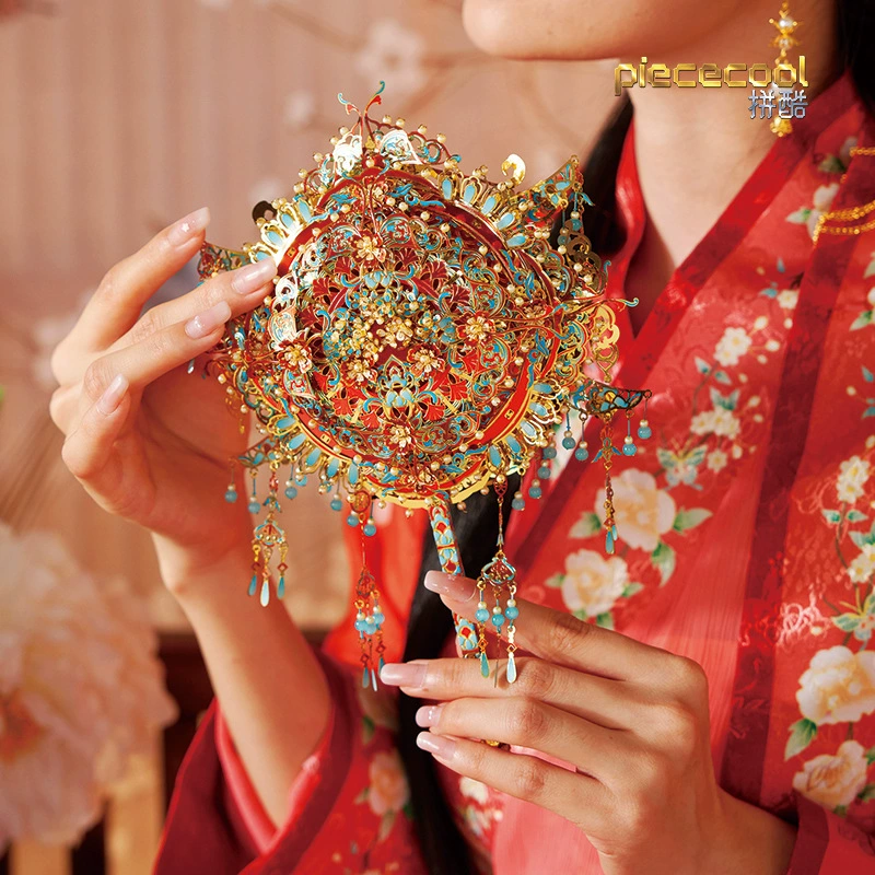 Линхуа Зеркало-Тинг Национальный Ветер 3D Металлическая Колобка Модели Рука DIY Доставка Подружка День Святого Валентина Подарок hcds