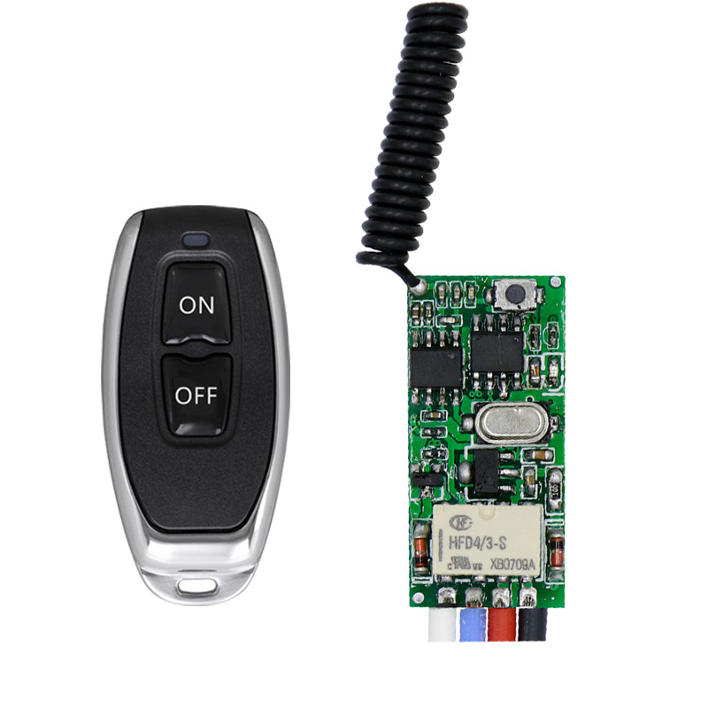 12V Single-Channel Relay Miniature Size Wireless Remote Switch Access Control Specialized Wireless On/Off Switch