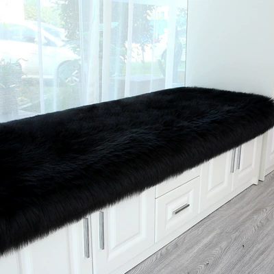 Door Mat Living Room Decoration — Car Carpet - black-6060cm