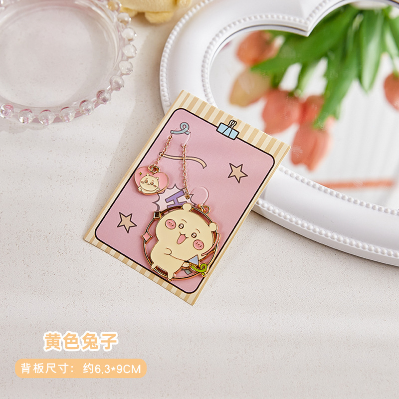 Jijiwaka adorable aleación de zinc marcadores de alto valor de belleza del corazón de la niña marcadores de metal para estudiantes pequeños regalos exquisitos