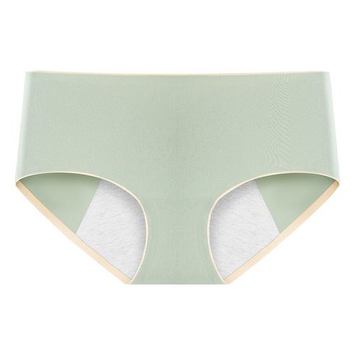 Seamless pure cotton menstrual underwear menstrual period leak-proof high-waisted pure cotton antibacterial crotch menstrual safe menstrual period women's underwear