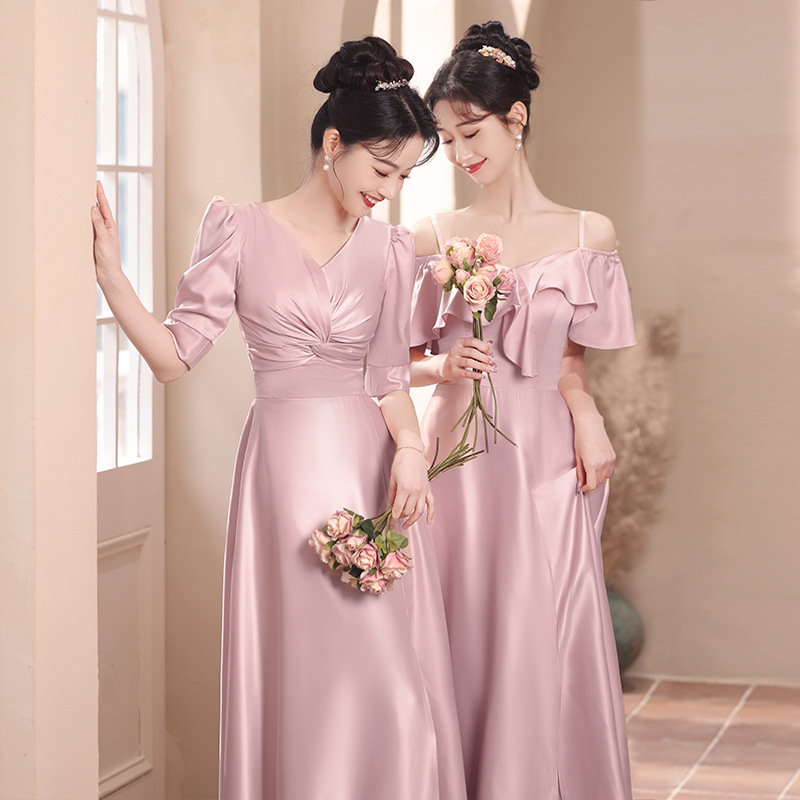 Fuchsia bridesmaid dress
