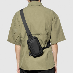 New Single Shoulder Crossbody Bag for Men, Mini Lightweight Simple Small Shoulder Bag, Mobile Phone Bag, Men's Waist Bag, Sports Running Chest Bag