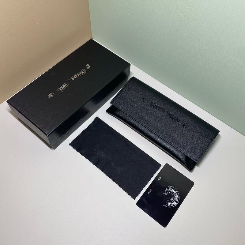 Spot Wholesale Brand New Fashion Metal Sunglasses Case Sunglasses Case High-End Brand Glasses Case Set