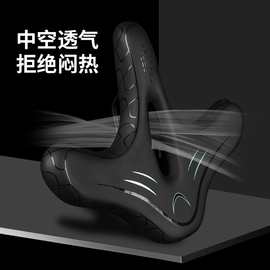 自行车坐垫山地车鞍座中空透气坐垫减震加宽加厚款骑行座垫配件