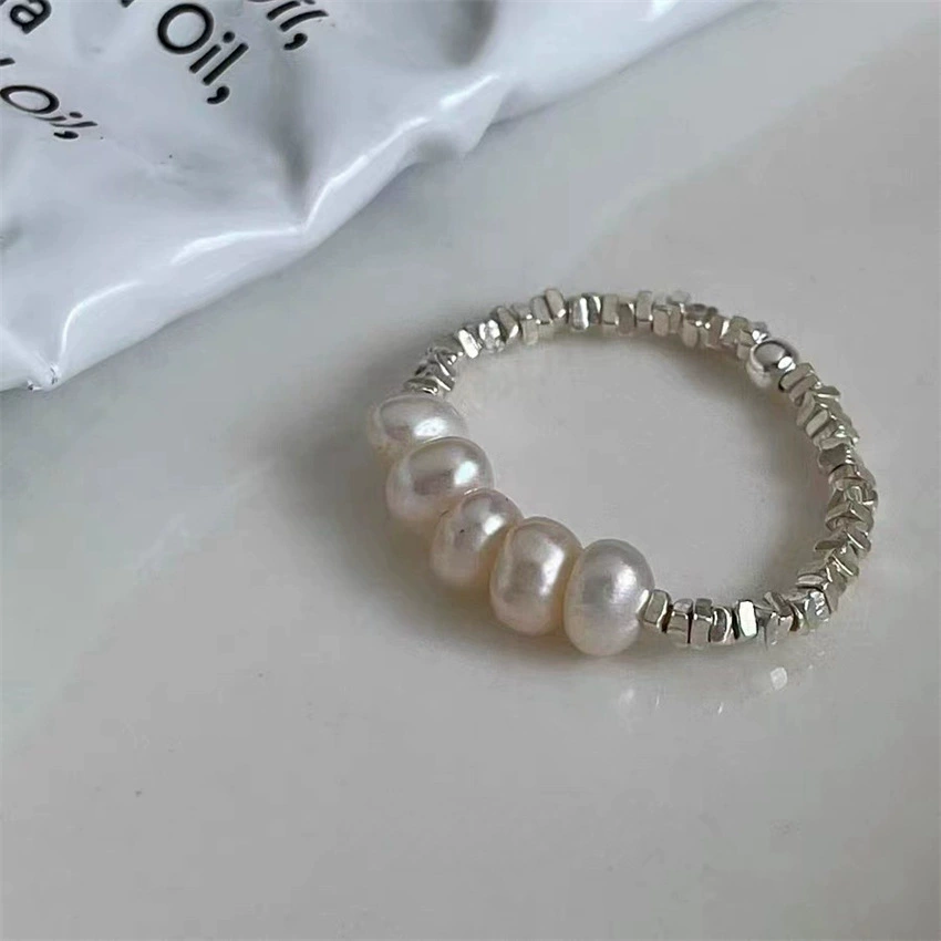 Кольцо (Brand zirconium) серебро 925 с жемчугом — лёгкая роскошь, качественное, не тускнеет
