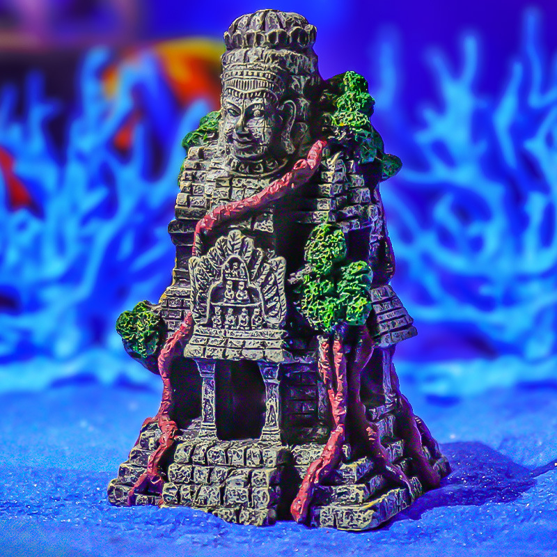 Roca Artificial Decorativa para Acuarios, Paisajismo Acuático, Decoración de Reptiles, Venta al Por Mayor del Fabricante