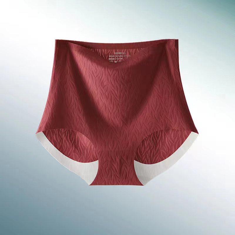 Mujeres 3D melocotón hip algodón antibacteriano inferior ropa interior transpirable desnudo sin costuras de alta cintura cadera levantamiento vientre conformación pantalones florales