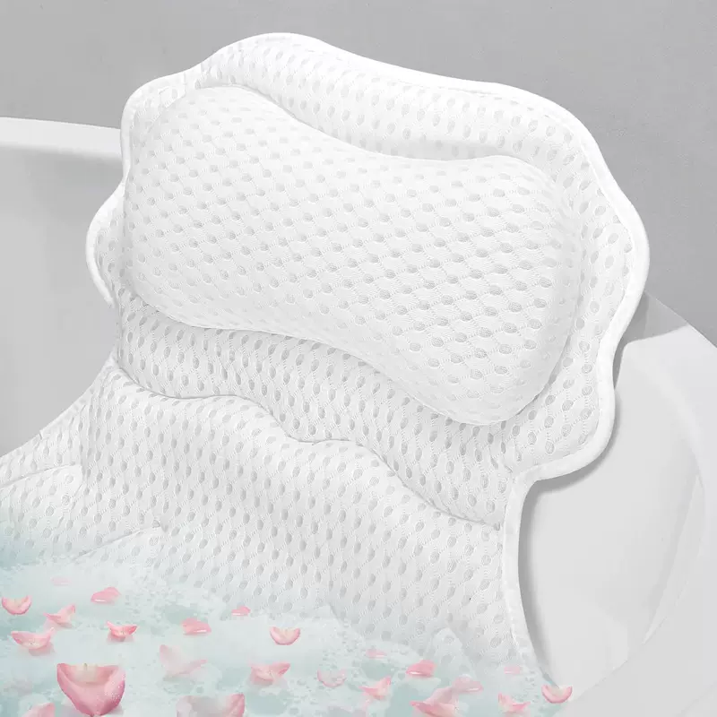 Bathtub pillow non-slip mat bath cushion back cushion bathing head pillow bath headrest massage bath pillow