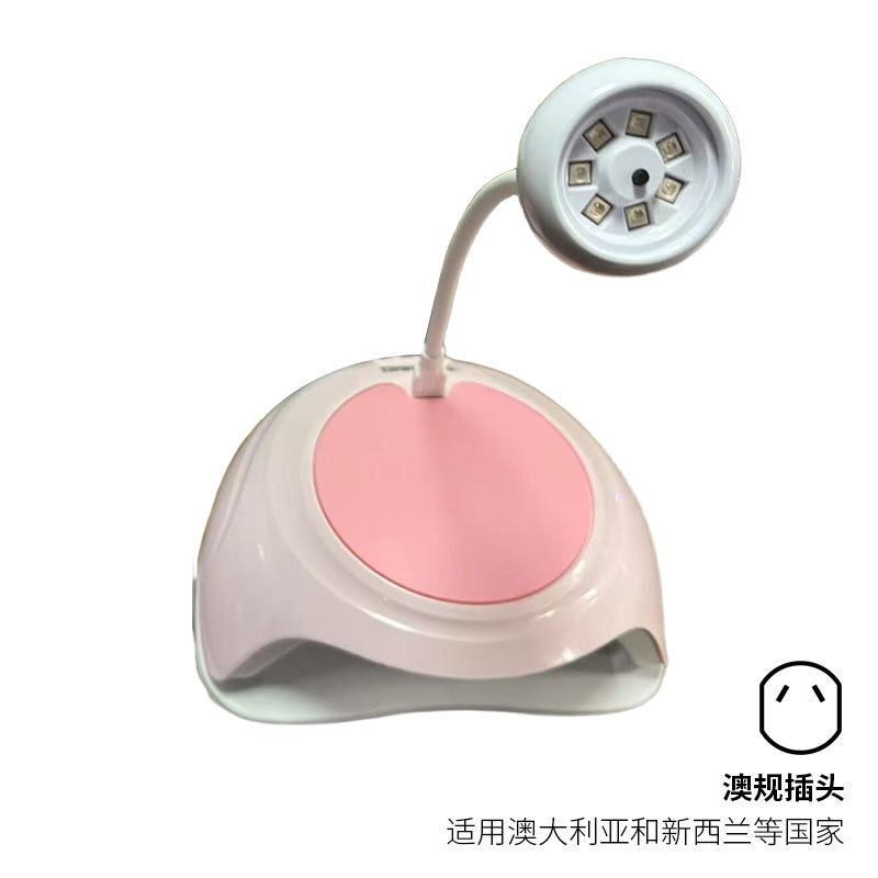 Lámpara de fototerapia de uñas dos en uno, tienda de uñas, lámpara de uñas multifuncional, lámpara de parrilla de uñas colorida, fuente de luz dual LED transfronteriza