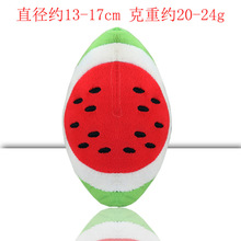 一件代发狗狗发声狗玩具宠物猫咪玩具西瓜毛绒玩具猫用品逗乐解闷