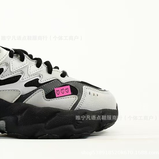 莆田纯原fl蕨草Fusion低帮时尚百搭老爹鞋缓震耐摩厚底增高运动鞋|undefined