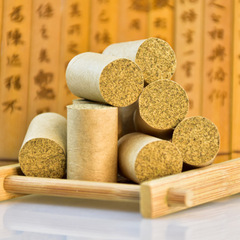 艾柱蘄艾灸柱家用五年陳艾段蘄艾柱4道艾絨切柱定製批發蘄春廠家