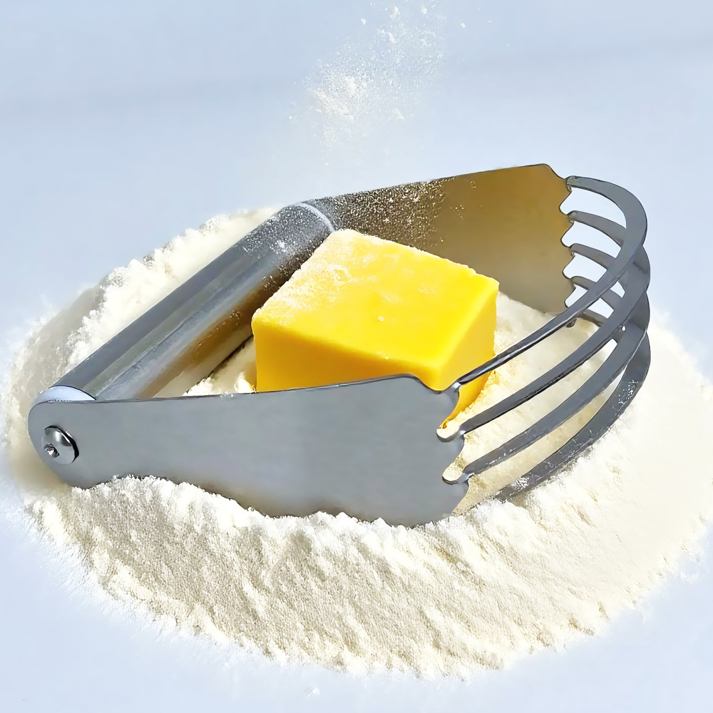 跨境不锈钢油面混合器手持黄油搅拌切搅拌器烘焙工具打粉器