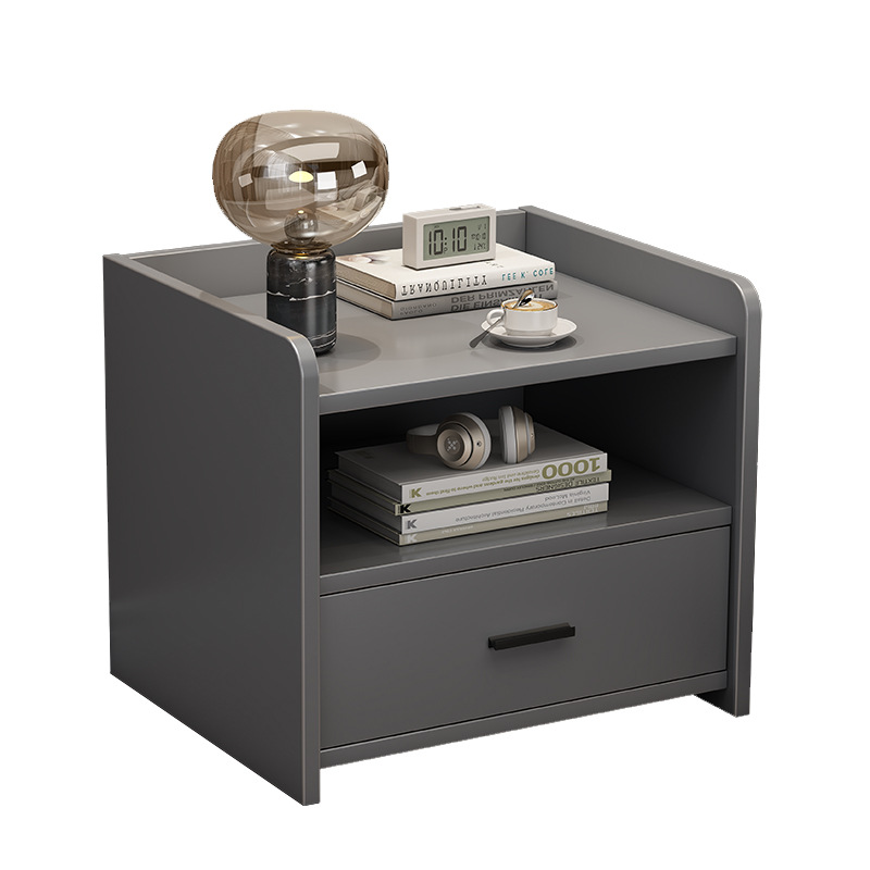 Mesita de noche moderno minimalista dormitorio gabinete de noche pequeña cama de la cola pecho de cajones gabinete de almacenamiento de alto grado