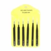 Set, tweezers, 6 pieces
