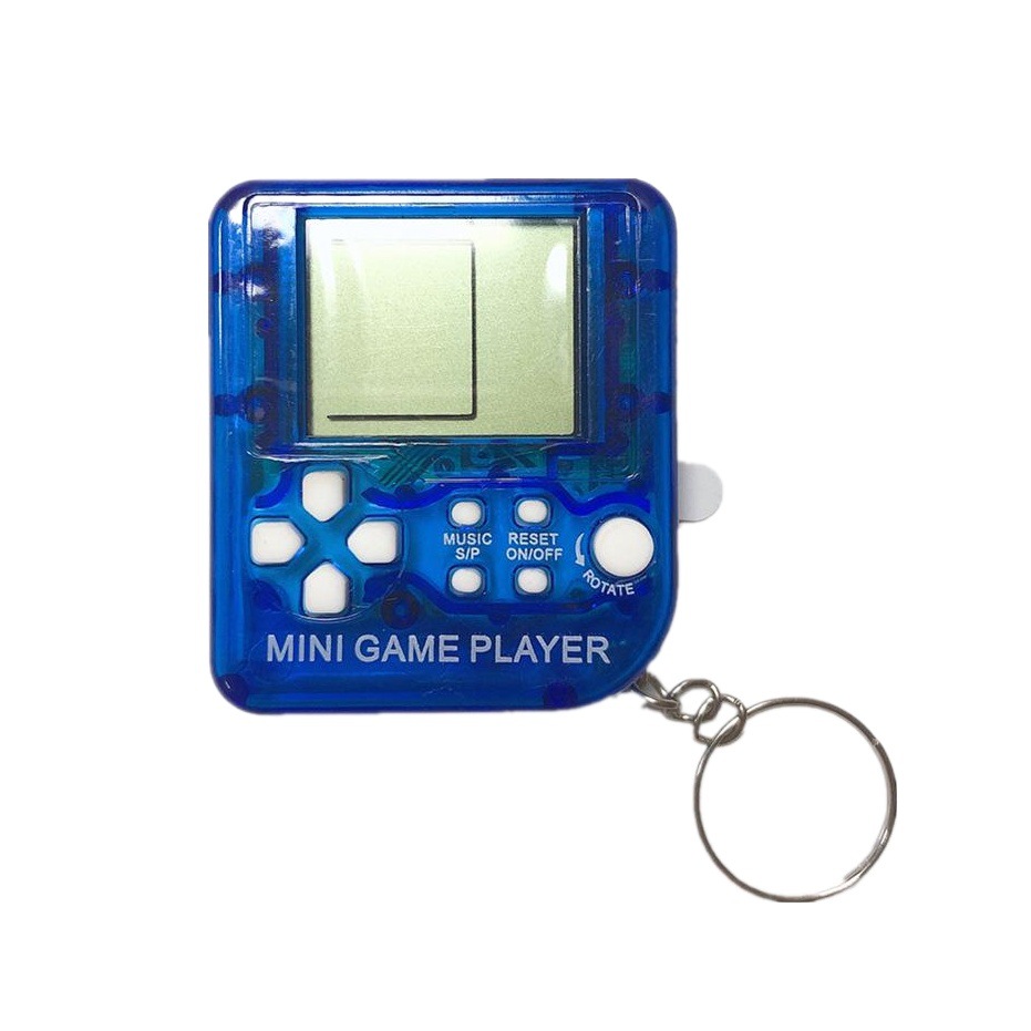 Cross Border Retro Tetris Game Mini Handheld Electronic Game Machine Keychain Hanging Game Machine