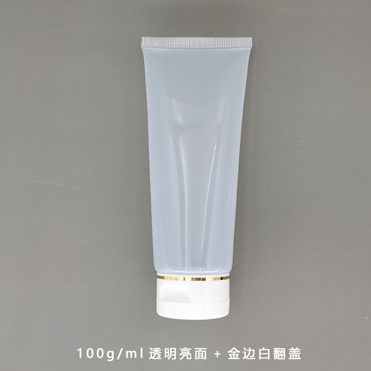 Botella vacía de 100g 100ml para productos de cuidado de la piel, cosméticos, tubo transparente para gel, esencia, loción, subenvasado, en stock.