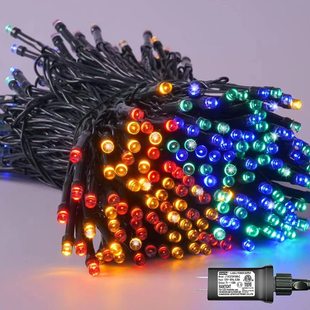 LED colored lights Starry Sky decoration holiday camping layout flash hanging lights bedroom dark green line low voltage light string wholesale