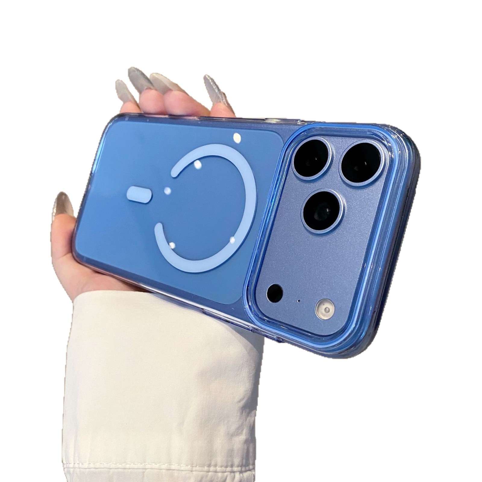 Funda Magnética Antigolpes para iPhone 18 Pro Max y iPhone 17 de Silicona Líquida