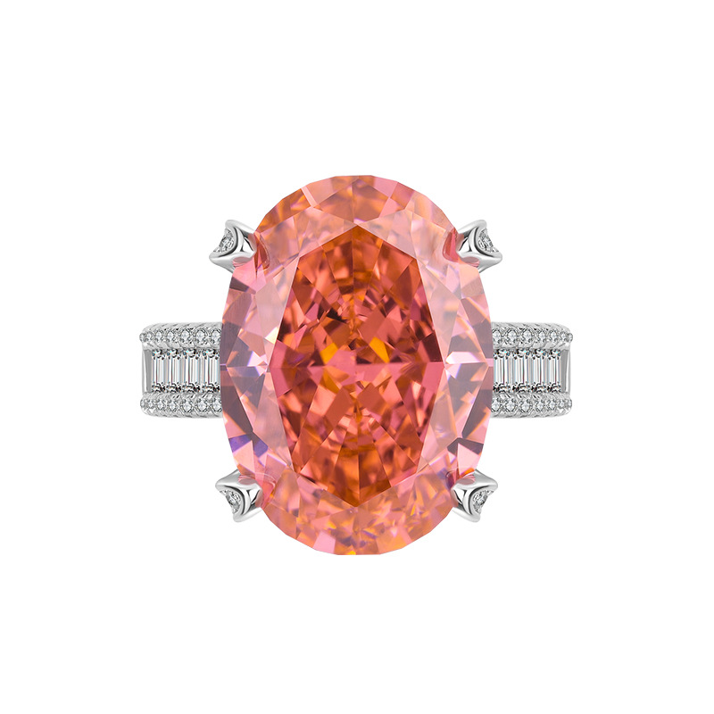 Zhuang Sheng joyería S925 plata Diamante de alto carbono paparazha 13*18 creativo hueco incrustaciones moda traje las mujeres