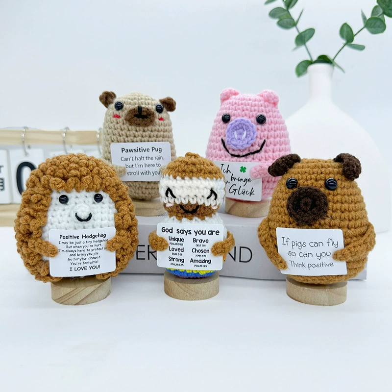 Вязаная кукла, игрушка, бейсболная пончик, handmade, (跨境贸易), единорог