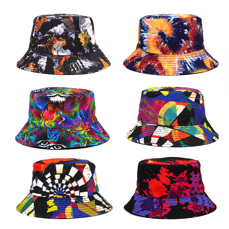 123g Weight Bucket Hat Hats Type Daily Occasion Unisex Casual Cartoon Wide Eaves Bucket Hat