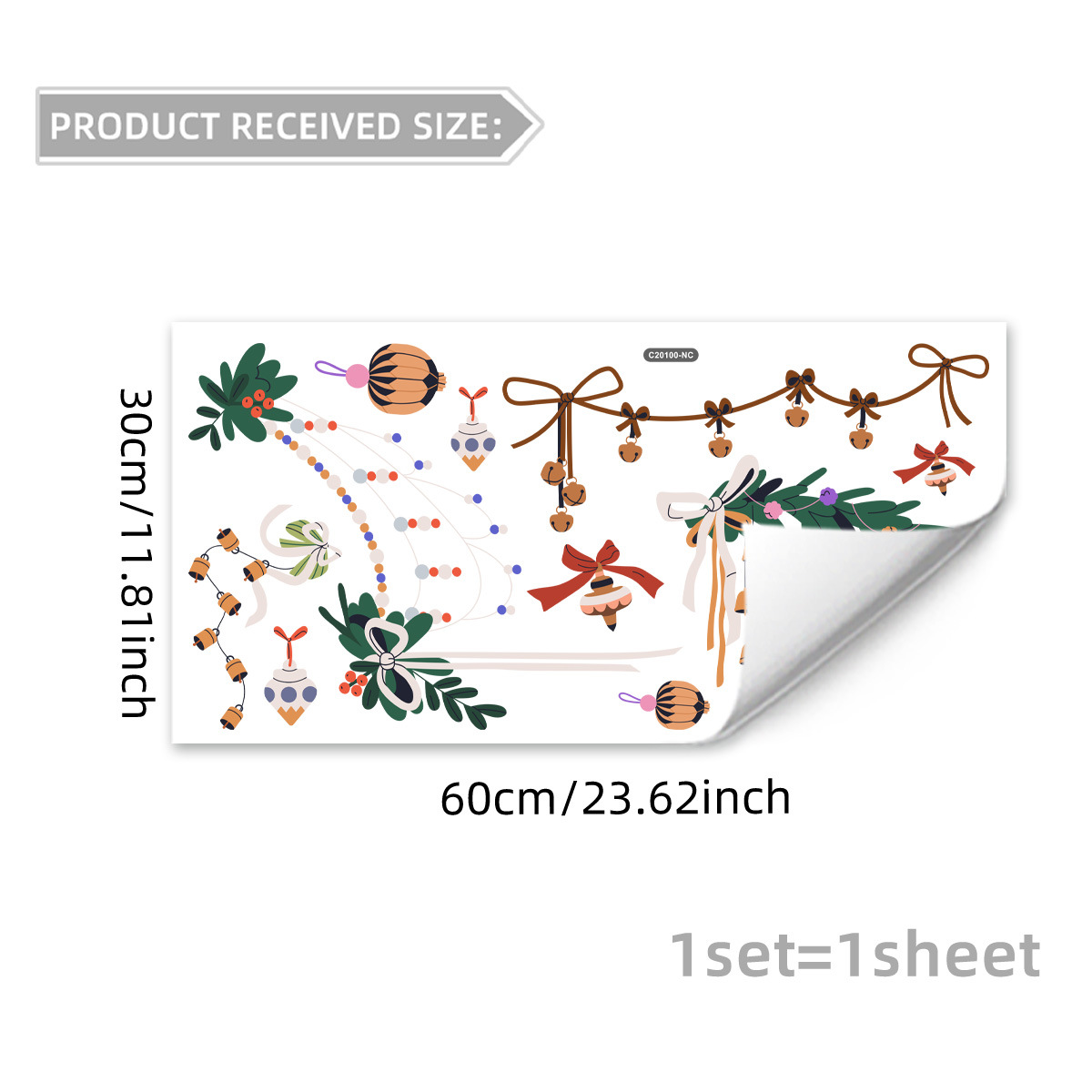 Weihnachts Wandaufkleber Mit Weihnachtsmann Und Baum Dekor_voghion.com