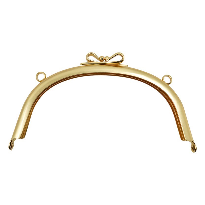 [Nuevo producto] 16,5 cm de superficie curva lisa sin agujeros de arco de oro con agujeros de tornillo