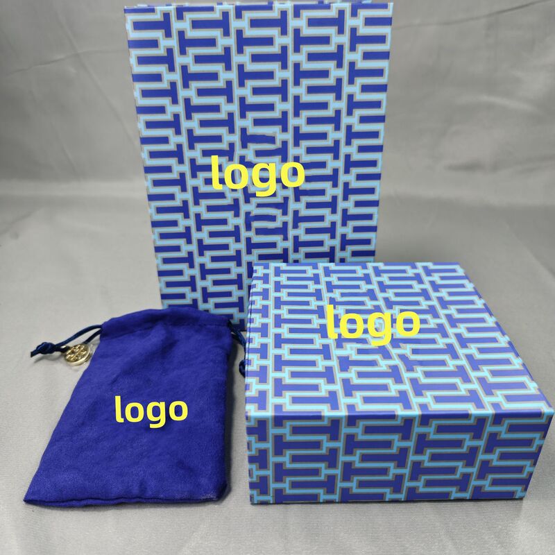 Original Tory Burch Counter Jewelry Packaging Box Tb Ring Bracelet Bangle Earring Universal Jewelry Storage Box