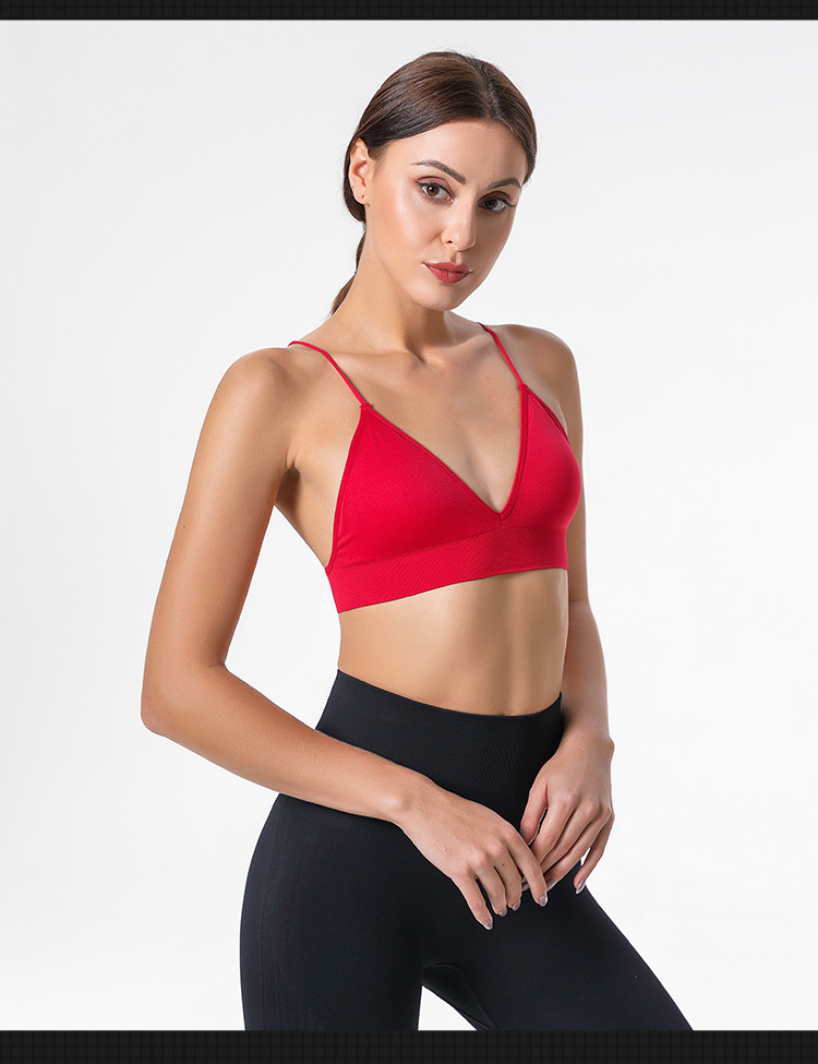 Couleur Unie Soutien-gorge Sans Couture Confort Transparent Respirant Brassière display picture 1