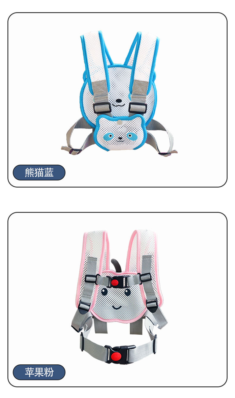 Electric tricycle child safety harness, baby and elderly mobility scooter rear seat strap, anti-fall safety belt for riding