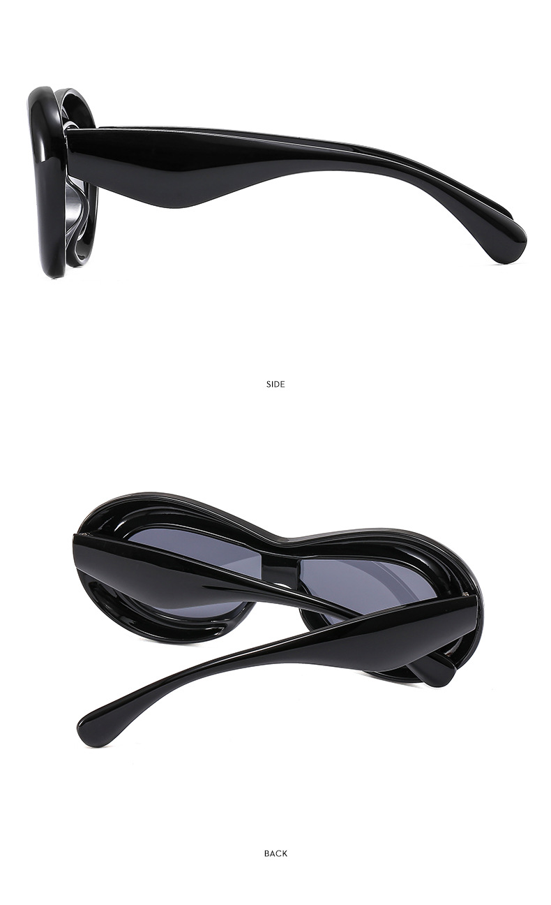 Y2K Spice Girls neue einteilige konkave Form lustige Blase dreidimensionale stilvolle Sonnenbrille bonbonfarbene Sonnenbrille_voghion.com