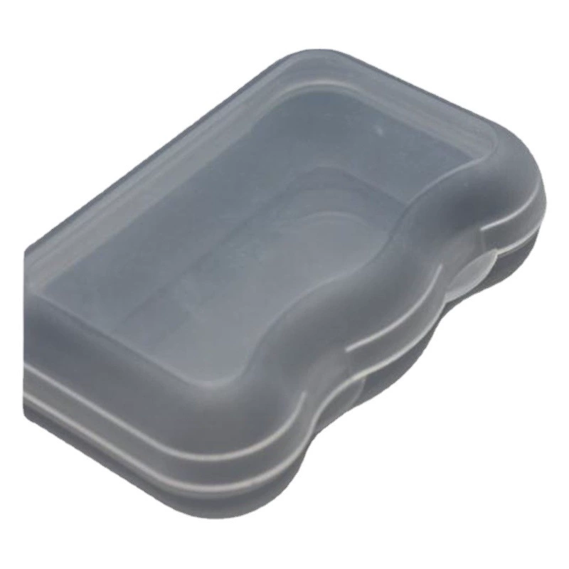 Поставка PP пластиковая коробка для хранения Прозрачная пластиковая коробка для хранения берушей коробка для хранения ювелирных изделий рыболовный крючок Небольшая Квадратная Коробка оптом