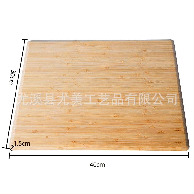 Tabla de cortar de bambú para el hogar, tabla de picar rectangular, tabla para cuchillos, artículos de cocina, venta al por mayor en stock