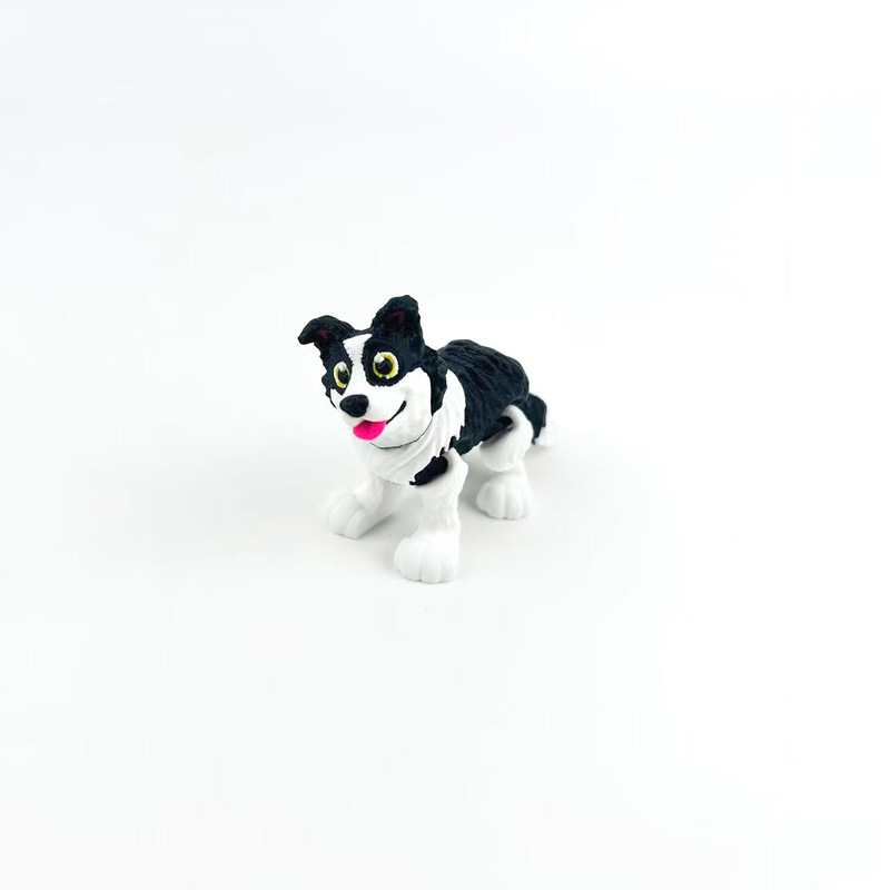 3Dプリントシミュレーション減圧おもちゃ、かわいいペットボーダーコリー犬モデル、フレンチブルドッグ犬デスクトップ装飾品、かわいいギフト|undefined